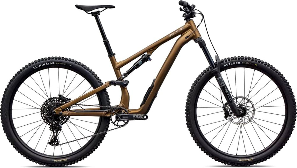 Paint for 2026 Specialized Stumpjumper 15 EVO Alloy SRAM NX Eagle RockShox/X-Fusion - Satin Burnt Gold Metallic