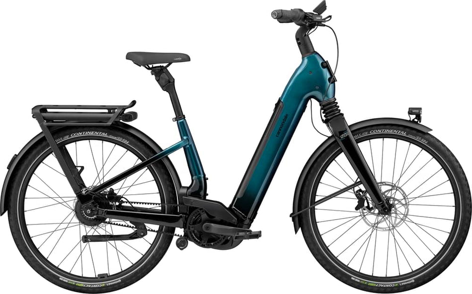 Paint for 2025 Cannondale Mavaro 1 Low StepThru - Gloss Deep Teal
