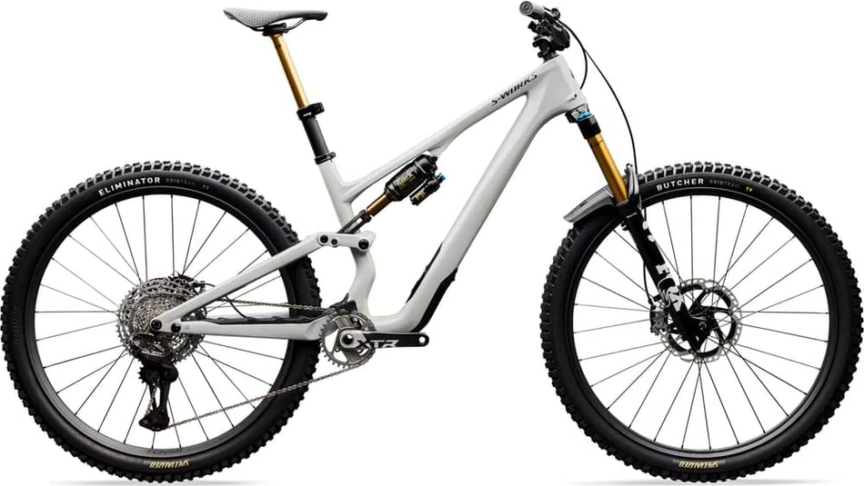 Paint for 2026 Specialized S-Works Stumpjumper 15 EVO Shimano XTR Di2 FOX Factory - Gloss Dolomite Metallic
