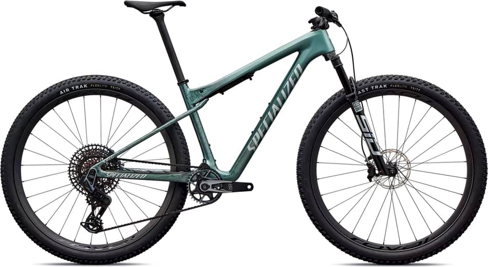 Paint for 2026 Specialized Epic World Cup Pro SRAM X0 AXS RockShox Ultimate - Gloss Fjord Metallic