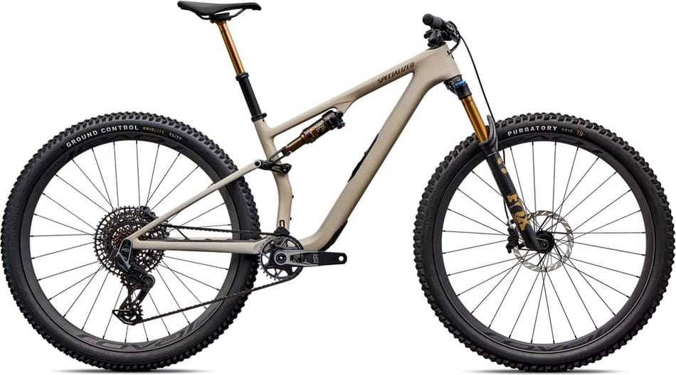 Paint for 2026 Specialized Epic 8 EVO Pro SRAM X0 AXS FOX Factory - Satin Sandstone Metallic