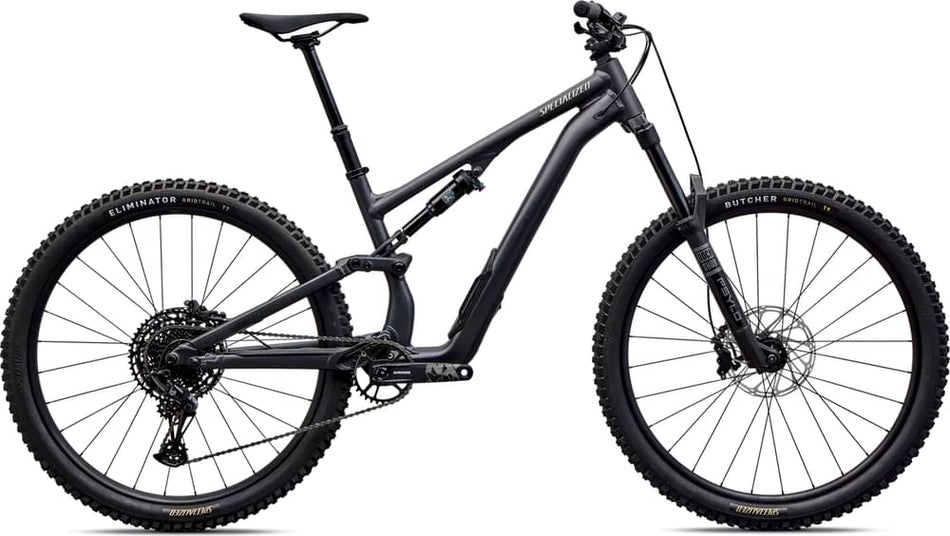Paint for 2026 Specialized Stumpjumper 15 EVO Alloy SRAM NX Eagle RockShox/X-Fusion - Satin Metallic Obsidian