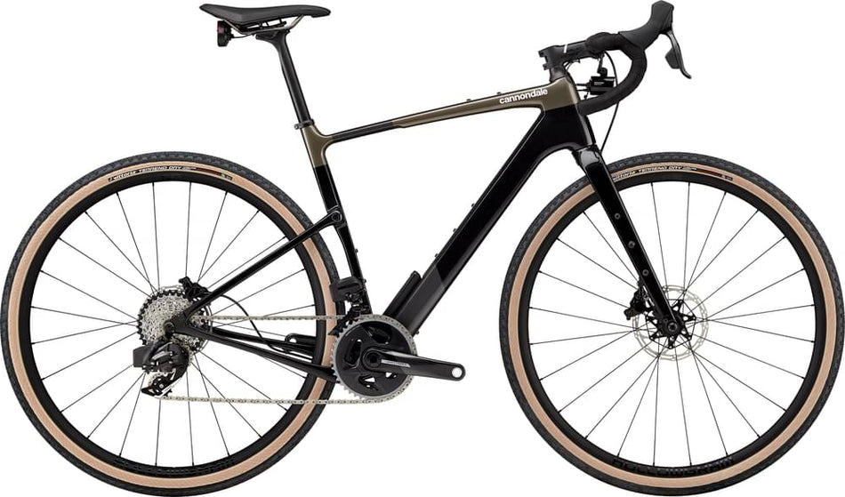 Paint for 2025 Cannondale Topstone Carbon 1 RLE - Gloss Black Pearl