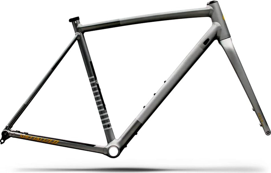 Paint for 2026 Specialized Crux DSW Frameset - Gloss Shadow Silver