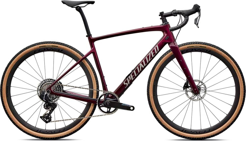 Paint for 2026 Specialized Diverge 4 Pro SRAM Force XPLR - Gloss Bordeaux Metallic