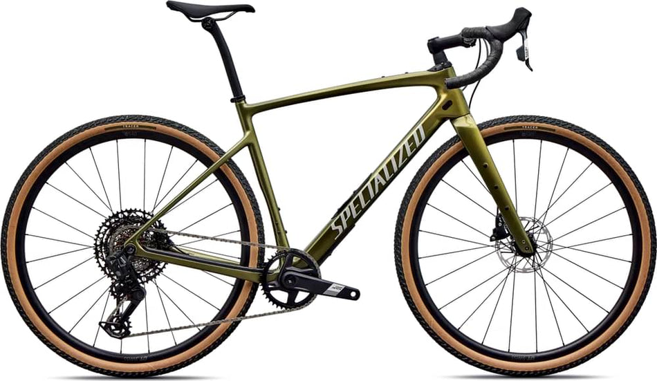 Paint for 2026 Specialized Diverge 4 Comp Carbon - Gloss Laurel Green Metallic