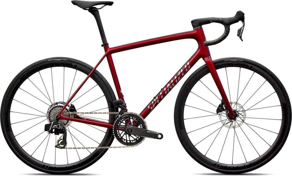 Paint for 2026 Specialized Aethos 2 Pro SRAM Force AXS - Gloss Red Sky