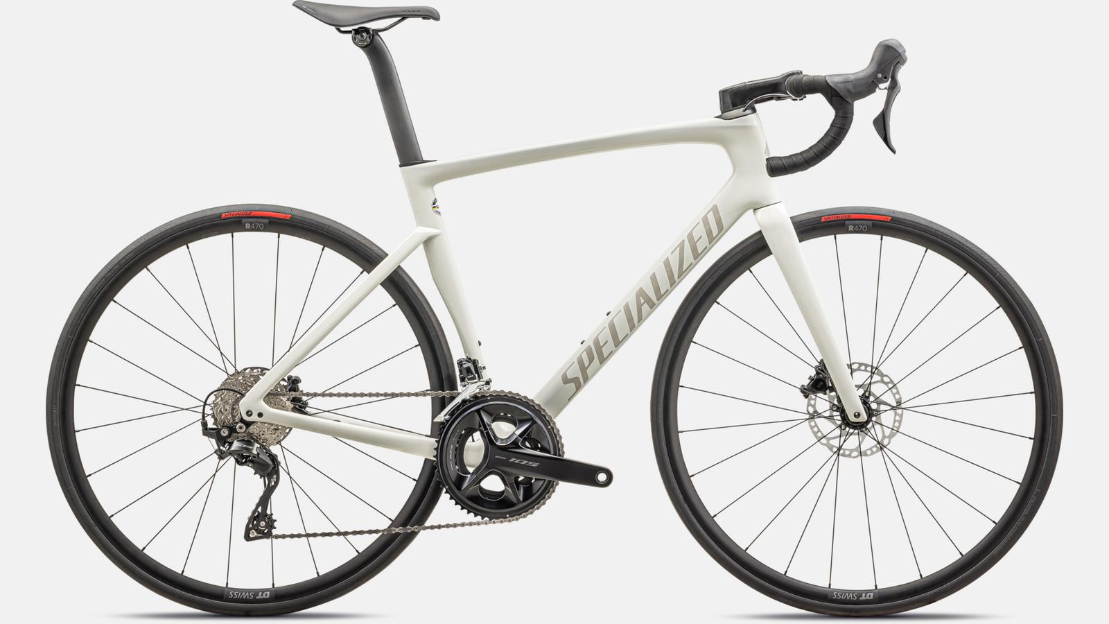 Paint for 2024 Specialized Tarmac SL7 Sport Shimano 105 - Gloss Dune White