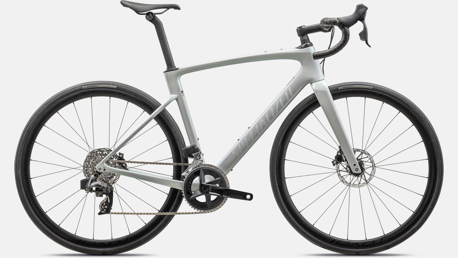 Paint for 2024 Specialized Roubaix SL8 Expert - Gloss Dove Grey