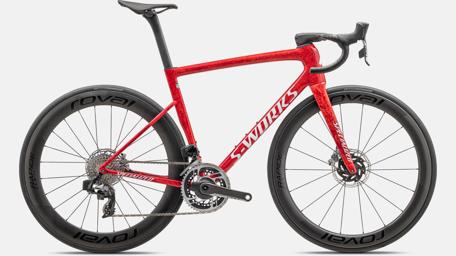 Paint for 2024 Specialized S-Works Tarmac SL8 SRAM Red eTap AXS - Gloss Red Sky