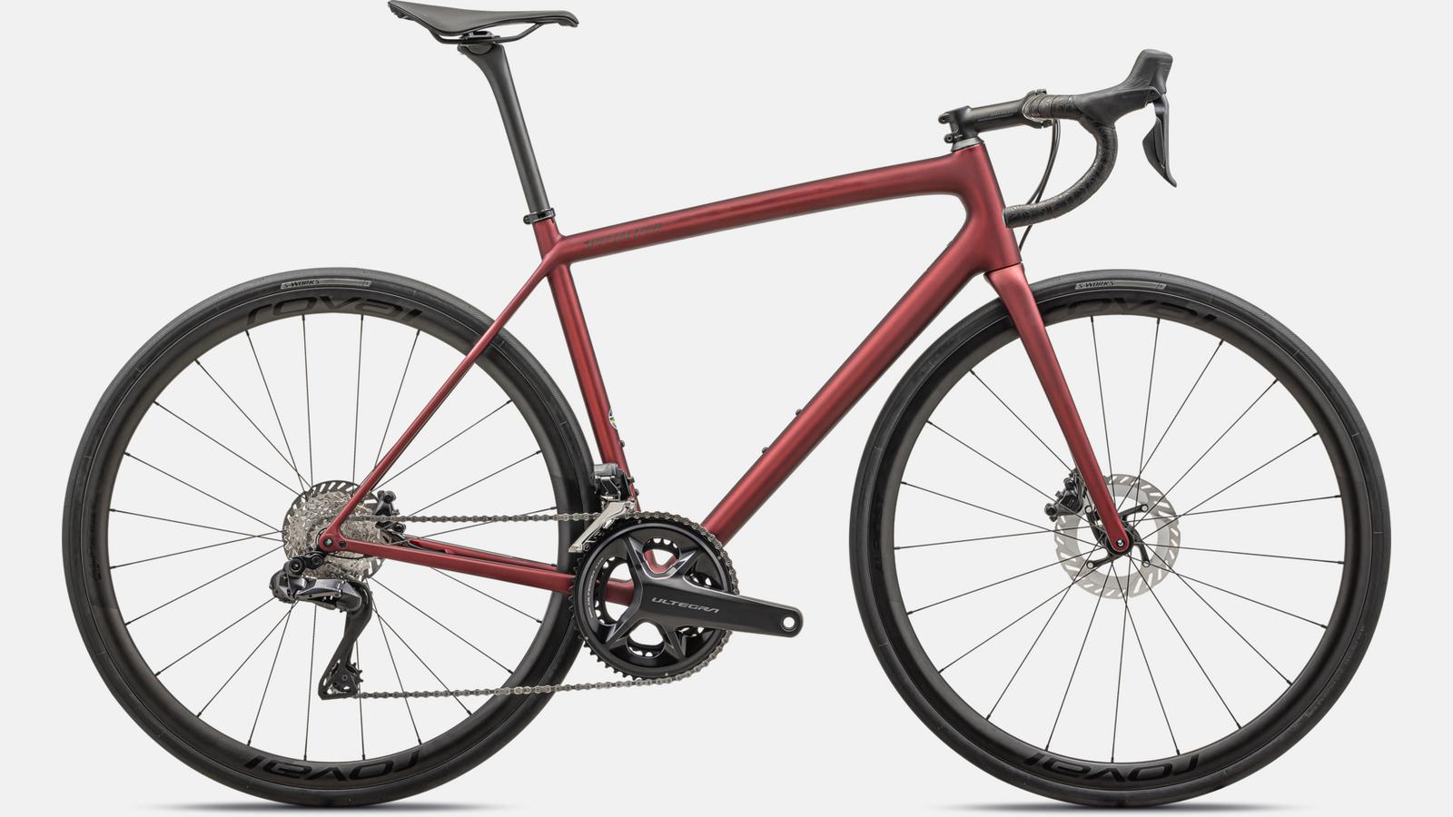 Paint for 2024 Specialized Aethos Pro Shimano Ultegra Di2 - Satin Red Sky