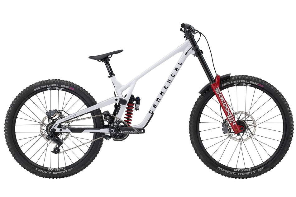 Paint for 2026 Commencal Supreme DH V5 Rockshox - Gloss Pure White