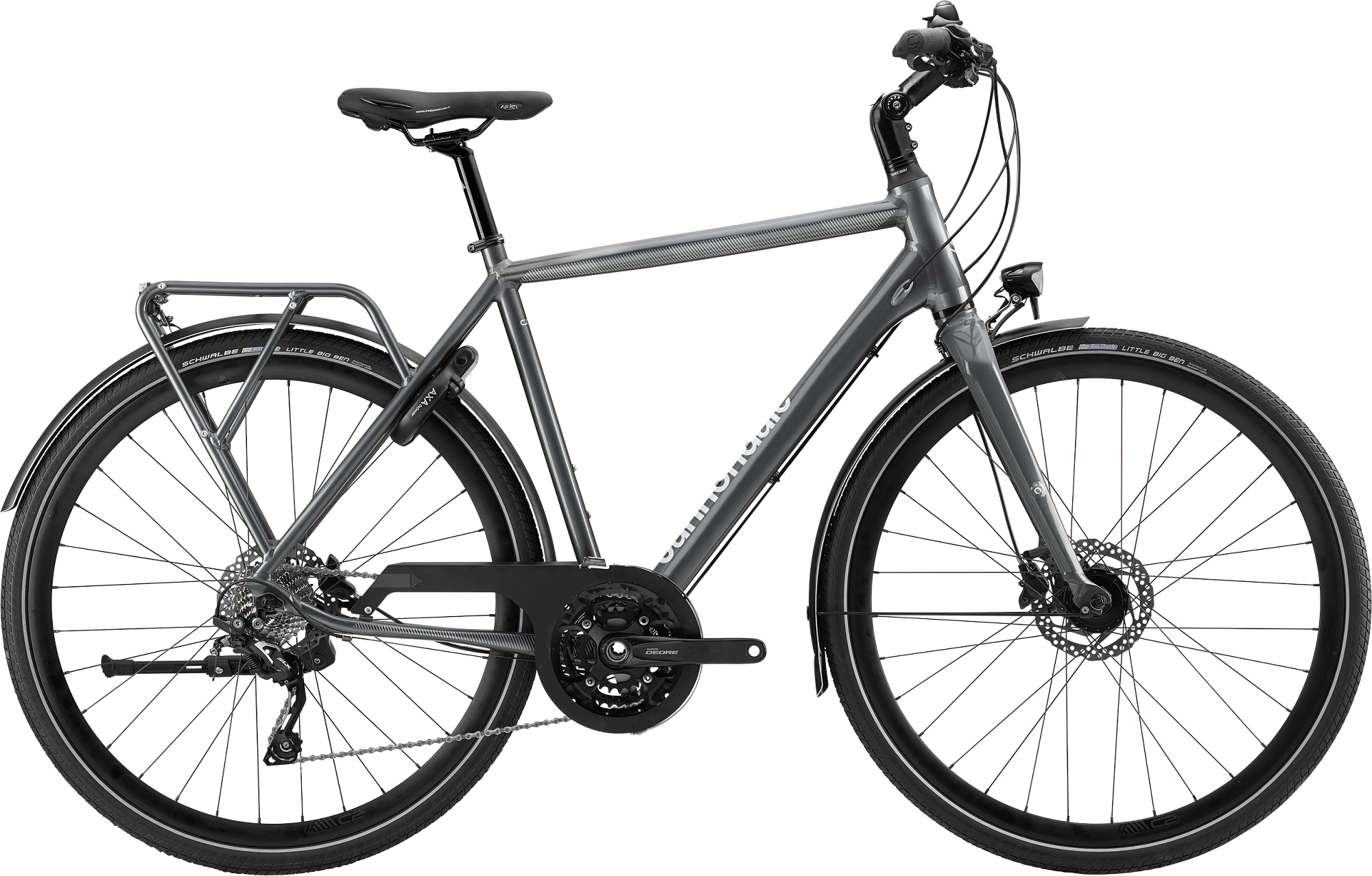 Paint for 2021 Cannondale Tesoro 2 (C35209M) - Gloss Charcoal Grey