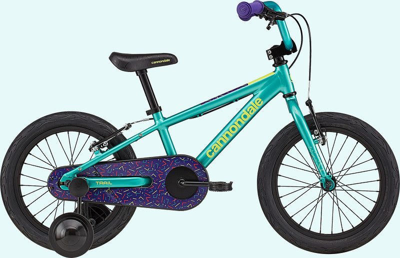 Paint for 2020 Cannondale Kids Trail Freewheel 16 Girl's (C51300F) - Gloss Turquoise