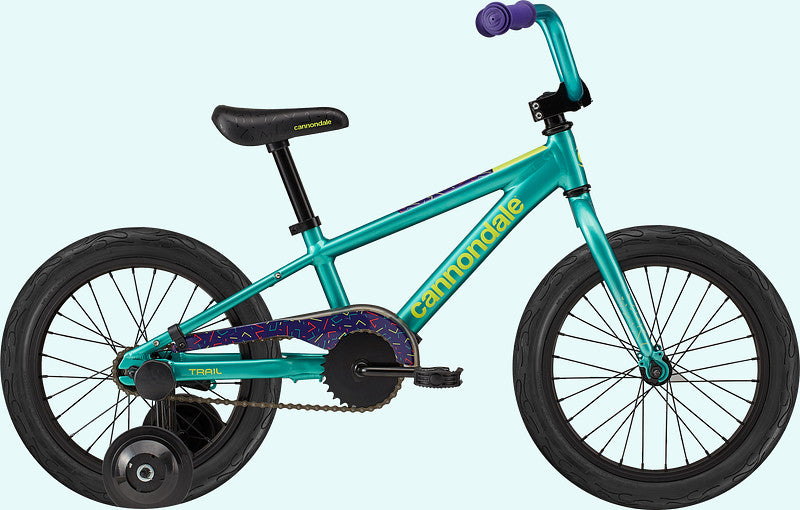Paint for 2020 Cannondale Kids Trail Single-Speed 16 Girl's (C51360F) - Gloss Turquoise