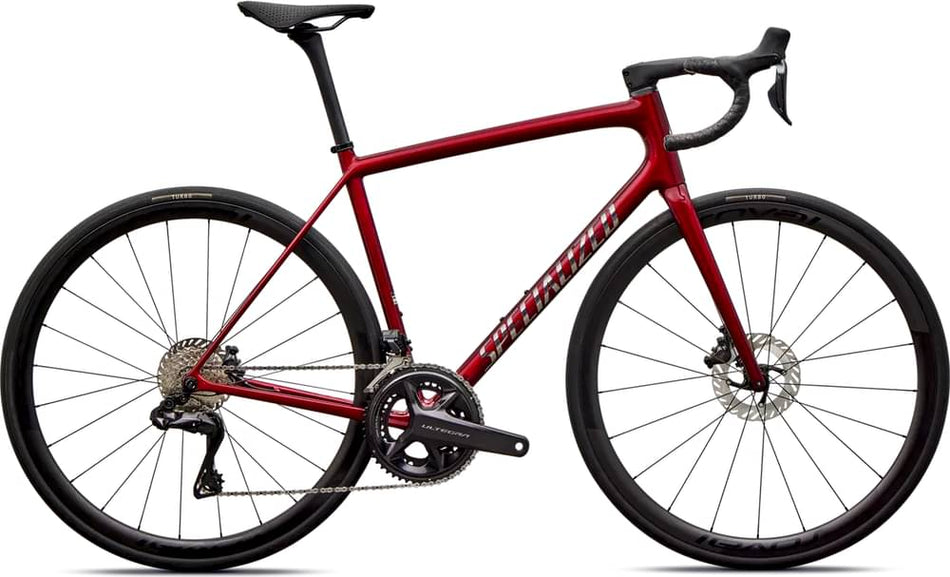 Paint for 2026 Specialized Aethos 2 Pro Shimano Ultegra Di2 - Gloss Red Sky