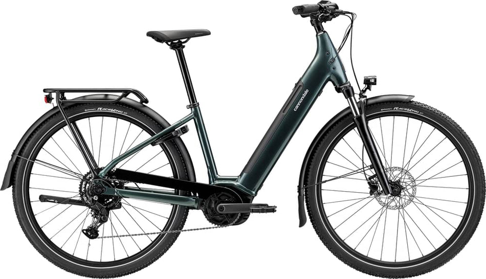 Paint for 2025 Cannondale Tesoro 3+ Low StepThru - Gloss Gunmetal Green