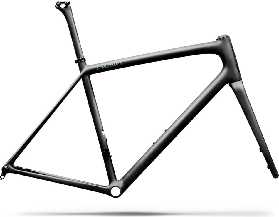 Paint for 2026 Specialized S-Works Aethos 2 Frameset FACT 12r Carbon - Satin Carbon