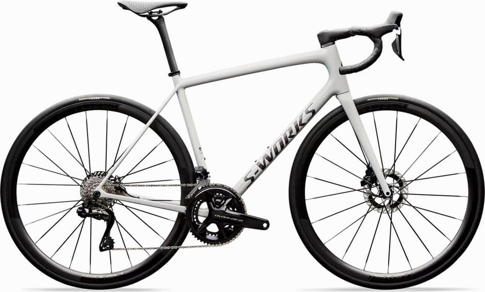 Paint for 2026 Specialized S-Works Aethos 2 Shimano Dura-Ace Di2 - Gloss Dolomite Metallic