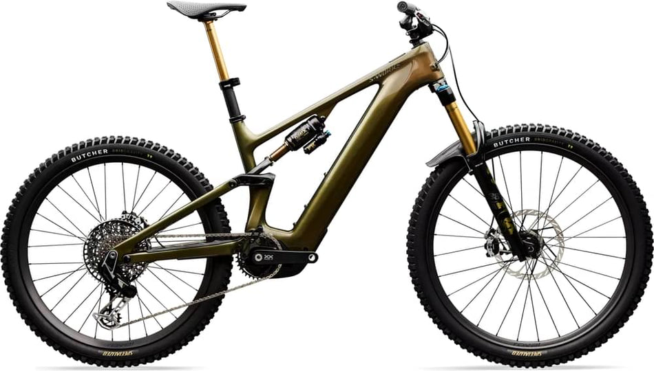 Paint for 2026 Specialized S-Works Turbo Levo 4 - Gloss Laurel Green Metallic