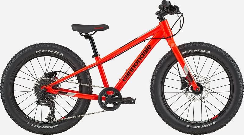 Paint for 2020 Cannondale Kids Cujo Race 20+ - Gloss Acid Red - Rotaris B.V.
