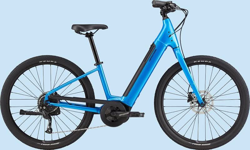 Paint for 2021 Cannondale Adventure Neo 4 - Gloss Electric Blue - Rotaris B.V.