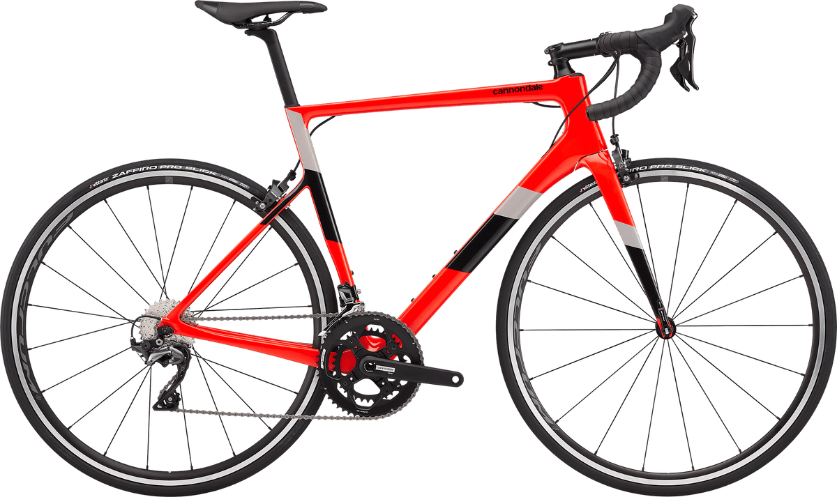 Paint for 2021 Cannondale SuperSix EVO Carbon Ultegra 2 - Gloss Acid Red - Rotaris B.V.