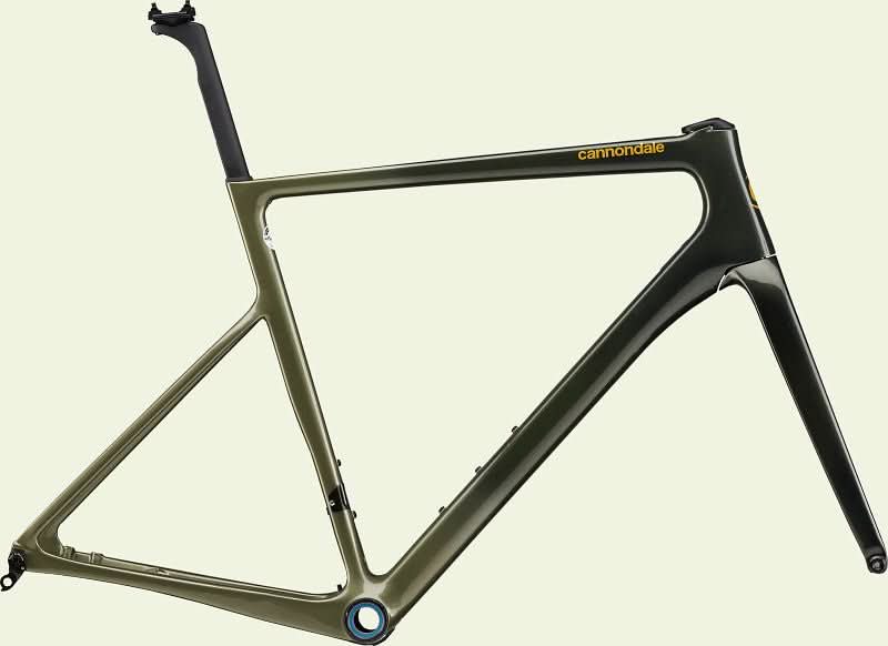 Paint for 2021 Cannondale SuperSix EVO Hi - Mod Carbon Frame - Gloss Mantis - Rotaris B.V.