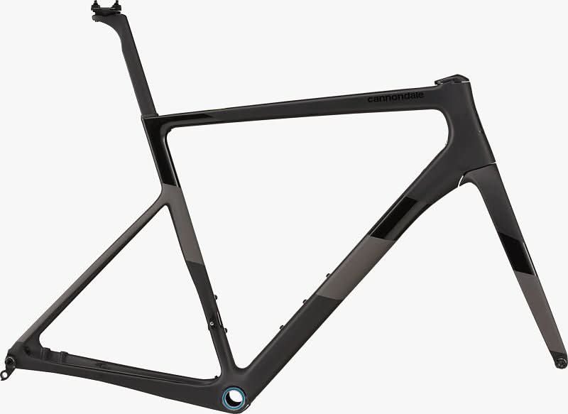 Paint for 2021 Cannondale SuperSix EVO Hi - Mod Carbon Frame - Matte Black - Rotaris B.V.