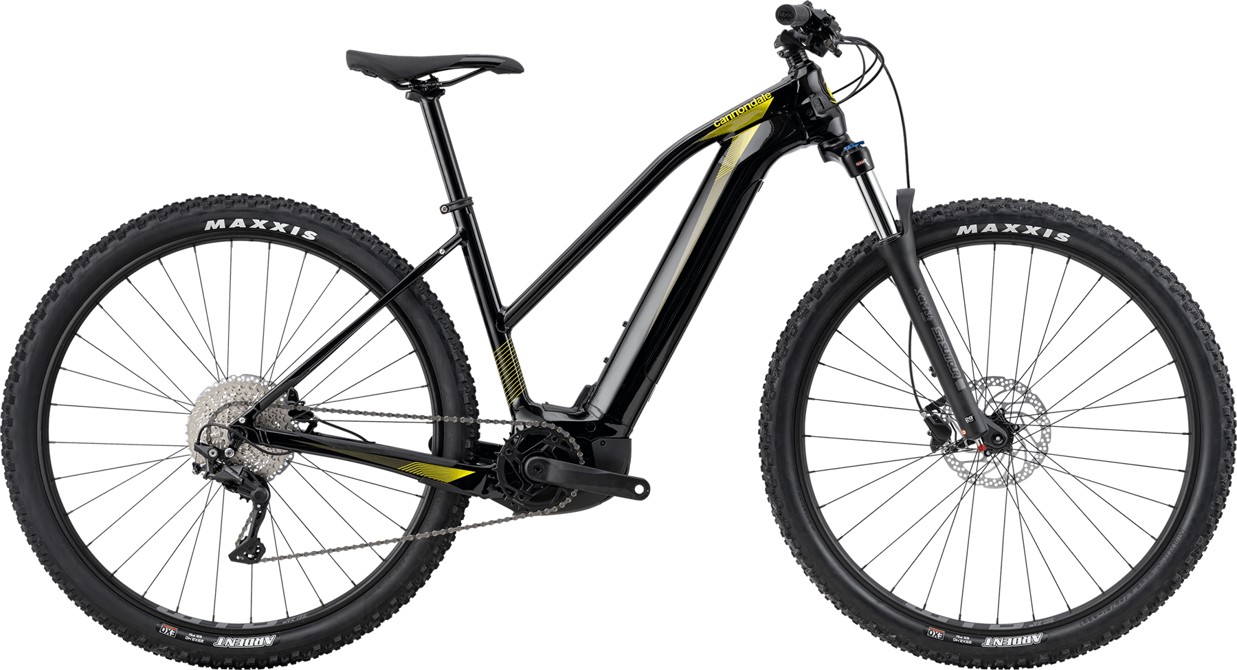 Paint for 2021 Cannondale Trail Neo 3 Remixte - Gloss Black - Rotaris B.V.