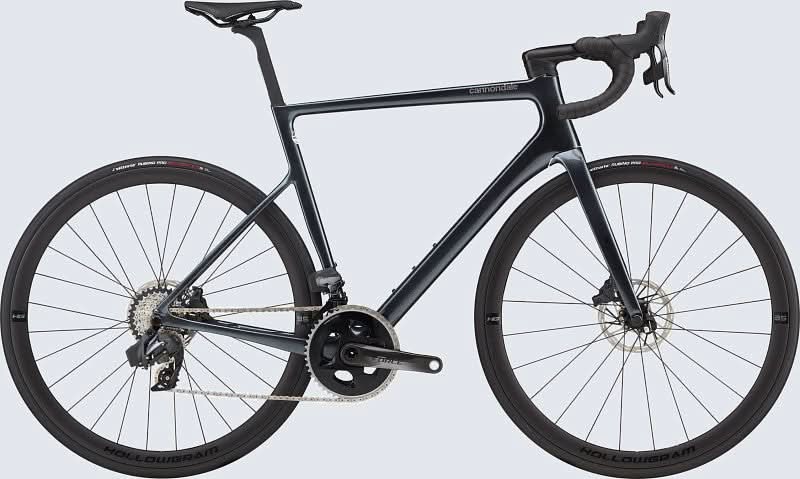 Paint for 2022 Cannondale SuperSix EVO Carbon Disc Force AXS - Gloss Black Magic - Rotaris B.V.