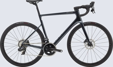 Paint for 2022 Cannondale SuperSix EVO Carbon Disc Force AXS - Gloss Black Magic - Rotaris B.V.