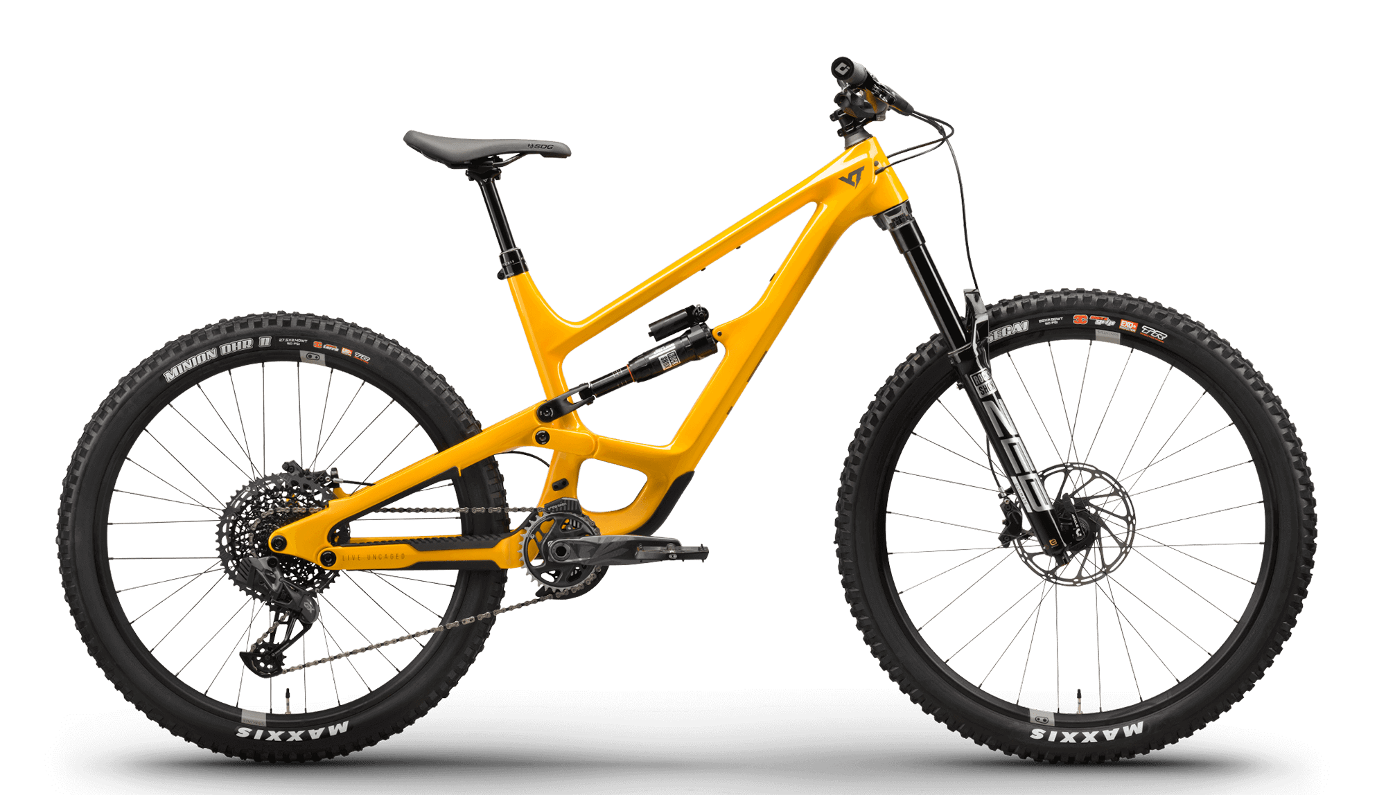 Paint for 2022 YT Capra Core 3 MX - Gloss Deep Yellow - Rotaris B.V.