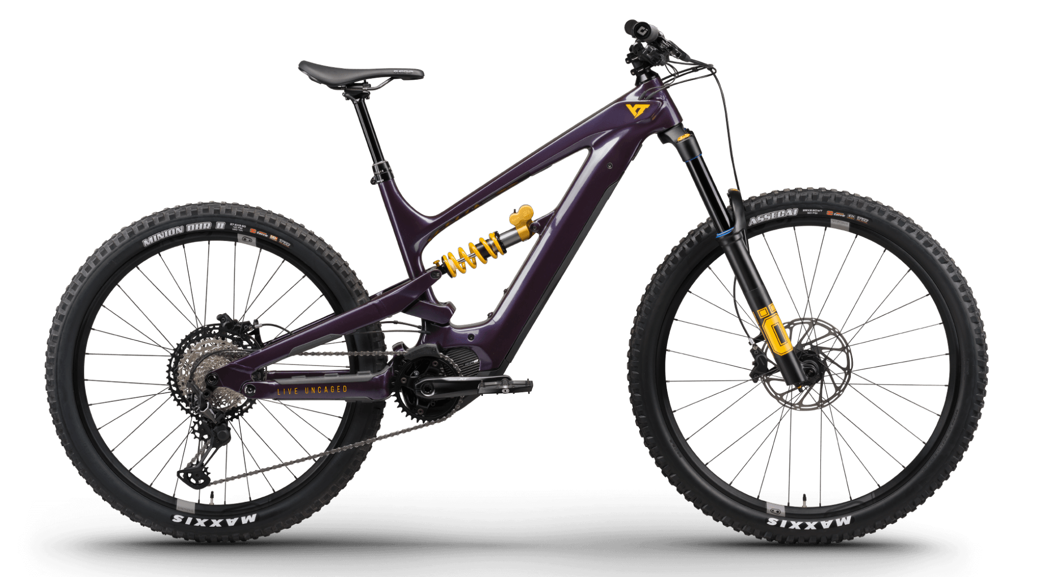 Paint for 2022 YT Decoy Uncaged 9 MX - Gloss Deeper Purple - Rotaris B.V.