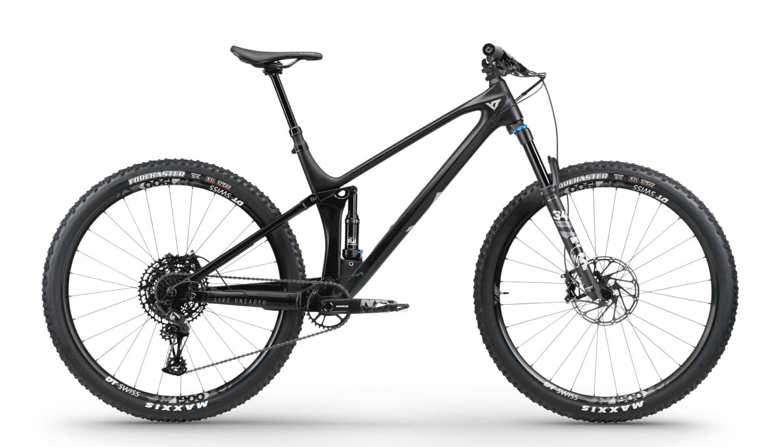 Paint for 2022 YT Izzo Core 2 - Matte Black Magic - Rotaris B.V.