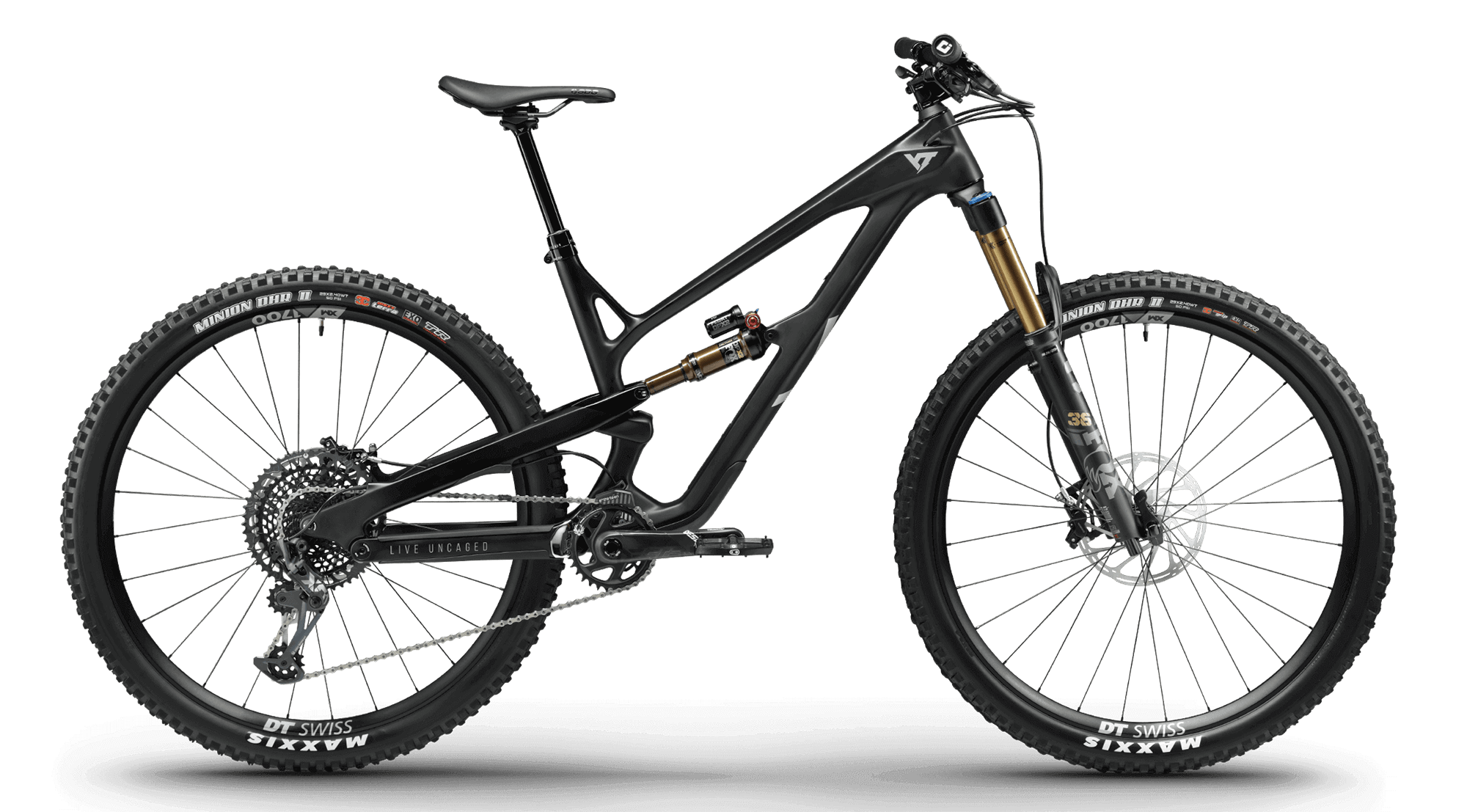 Paint for 2022 YT Jeffsy Core 4 - Matte Black Magic - Rotaris B.V.