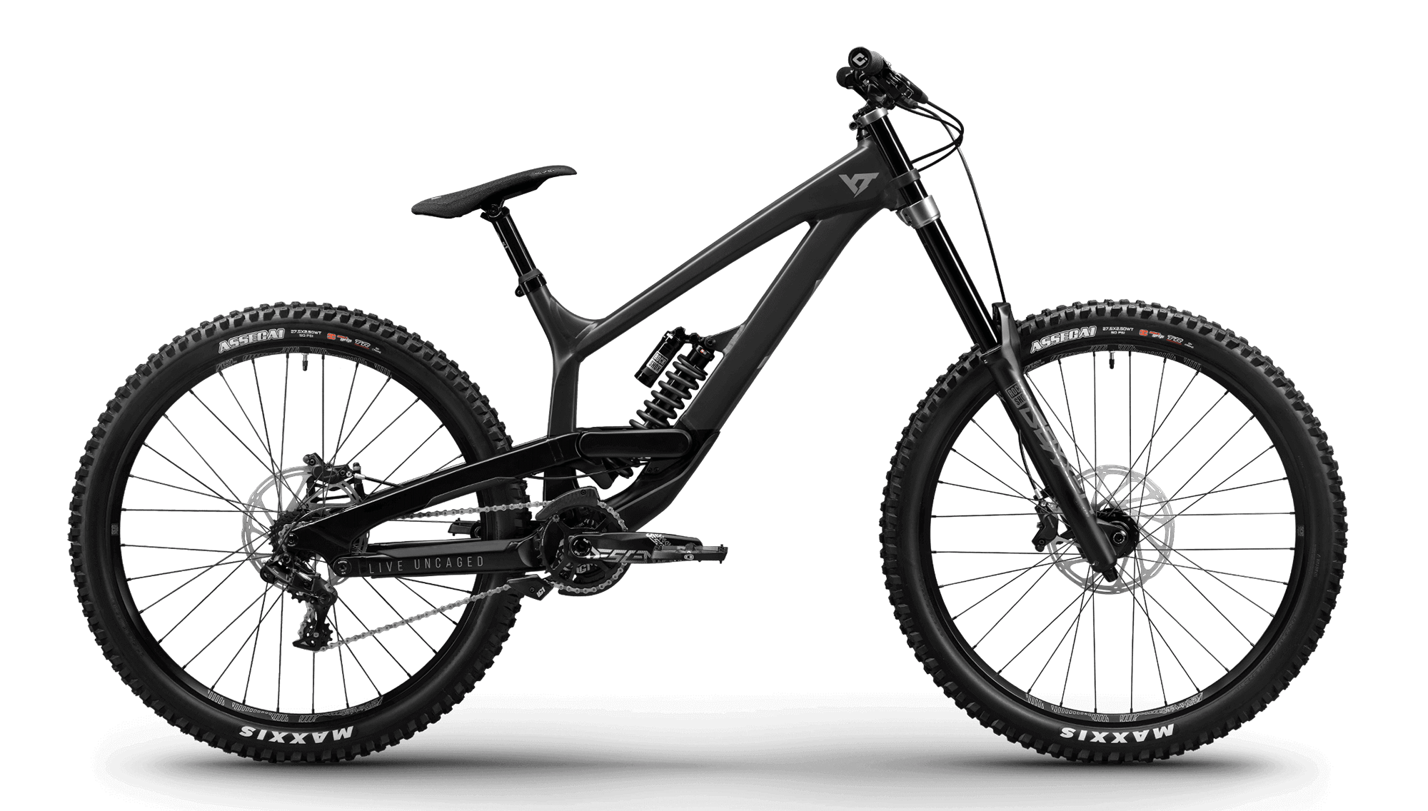 Paint for 2022 YT Tues Base 27.5 - Matte Black Magic - Rotaris B.V.