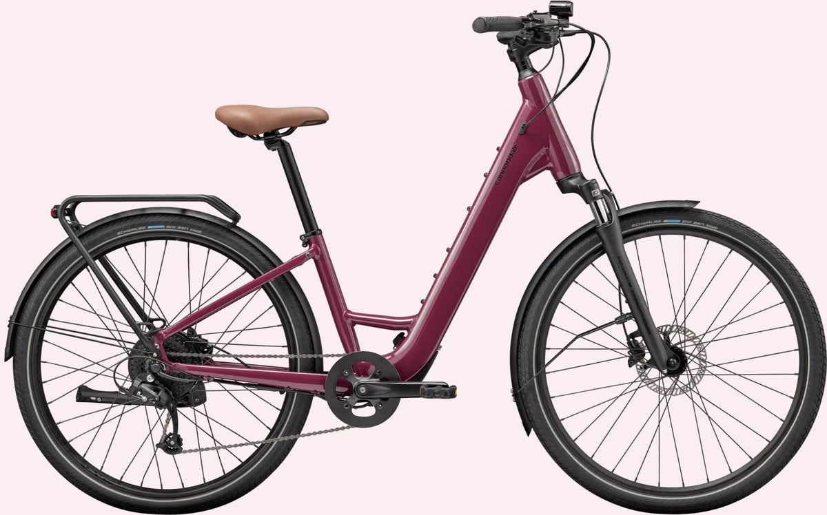 Paint for 2023 Cannondale Mavaro Neo SL 2 Low StepThru - Gloss Black Cherry - Rotaris B.V.