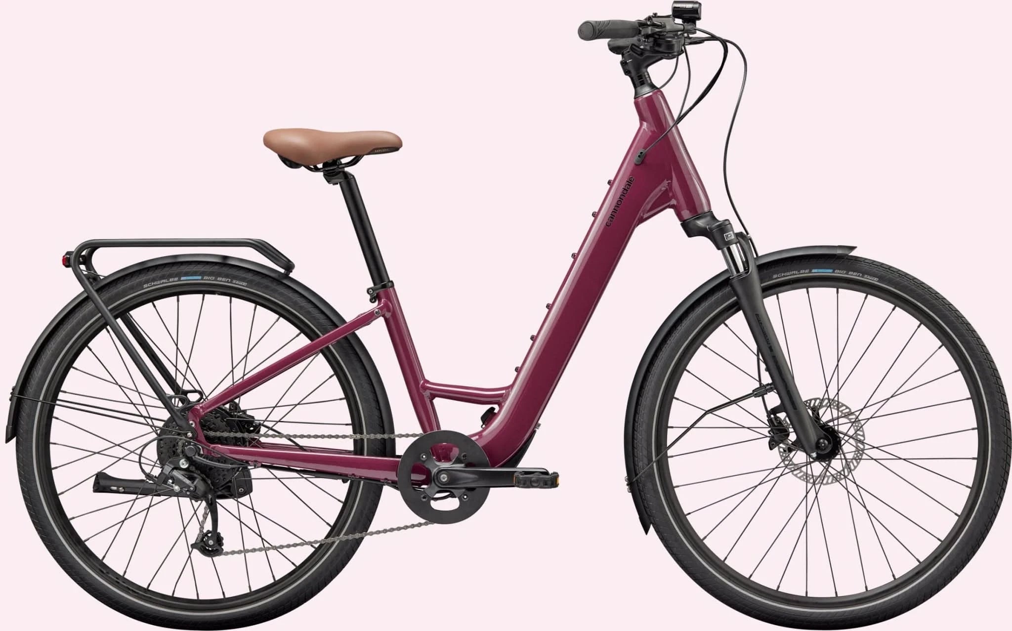 Paint for 2023 Cannondale Mavaro Neo SL 2 Low StepThru - Gloss Black Cherry - Rotaris B.V.
