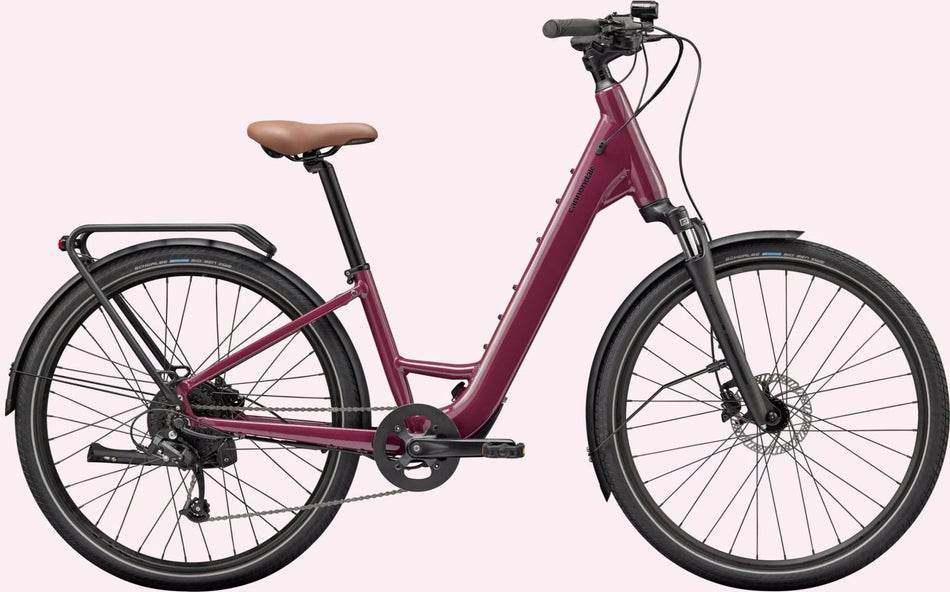 Paint for 2023 Cannondale Mavaro Neo SL 2 Low StepThru - Gloss Black Cherry - Rotaris B.V.