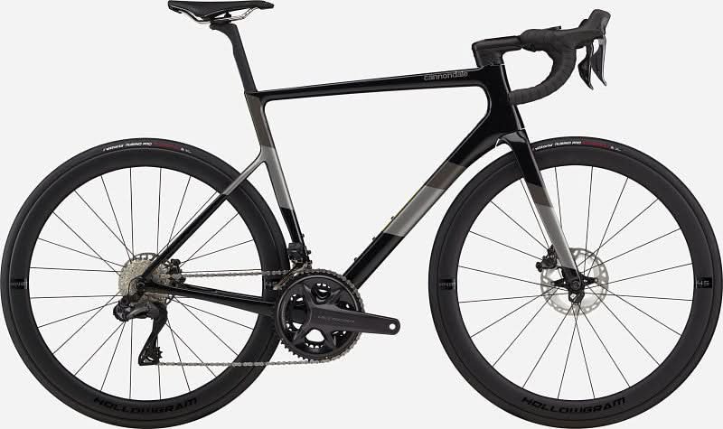 Paint for 2023 Cannondale SuperSix EVO Carbon Disc Ultegra Di2 - Gloss Black - Rotaris B.V.
