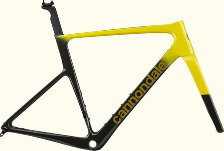 Paint for 2023 Cannondale SuperSix EVO Hi - MOD Frameset - Gloss Laguna Yellow - Rotaris B.V.