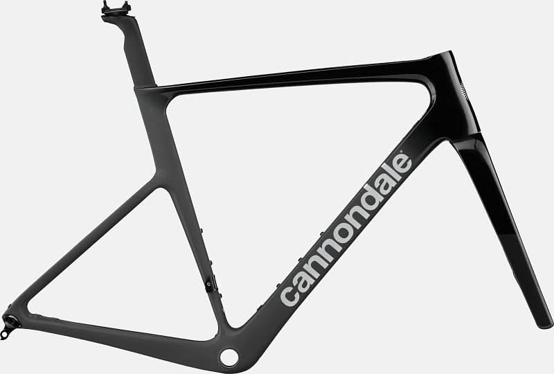 Paint for 2023 Cannondale SuperSix EVO Hi - MOD Frameset - Gloss Smoke Black - Rotaris B.V.