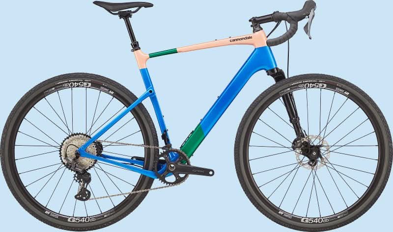 Paint for 2023 Cannondale Topstone Carbon 2 Lefty - Gloss Electric Blue - Rotaris B.V.
