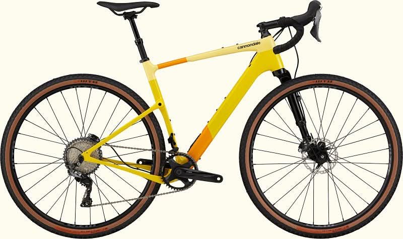 Paint for 2023 Cannondale Topstone Carbon 2 Lefty - Gloss Laguna Yellow - Rotaris B.V.