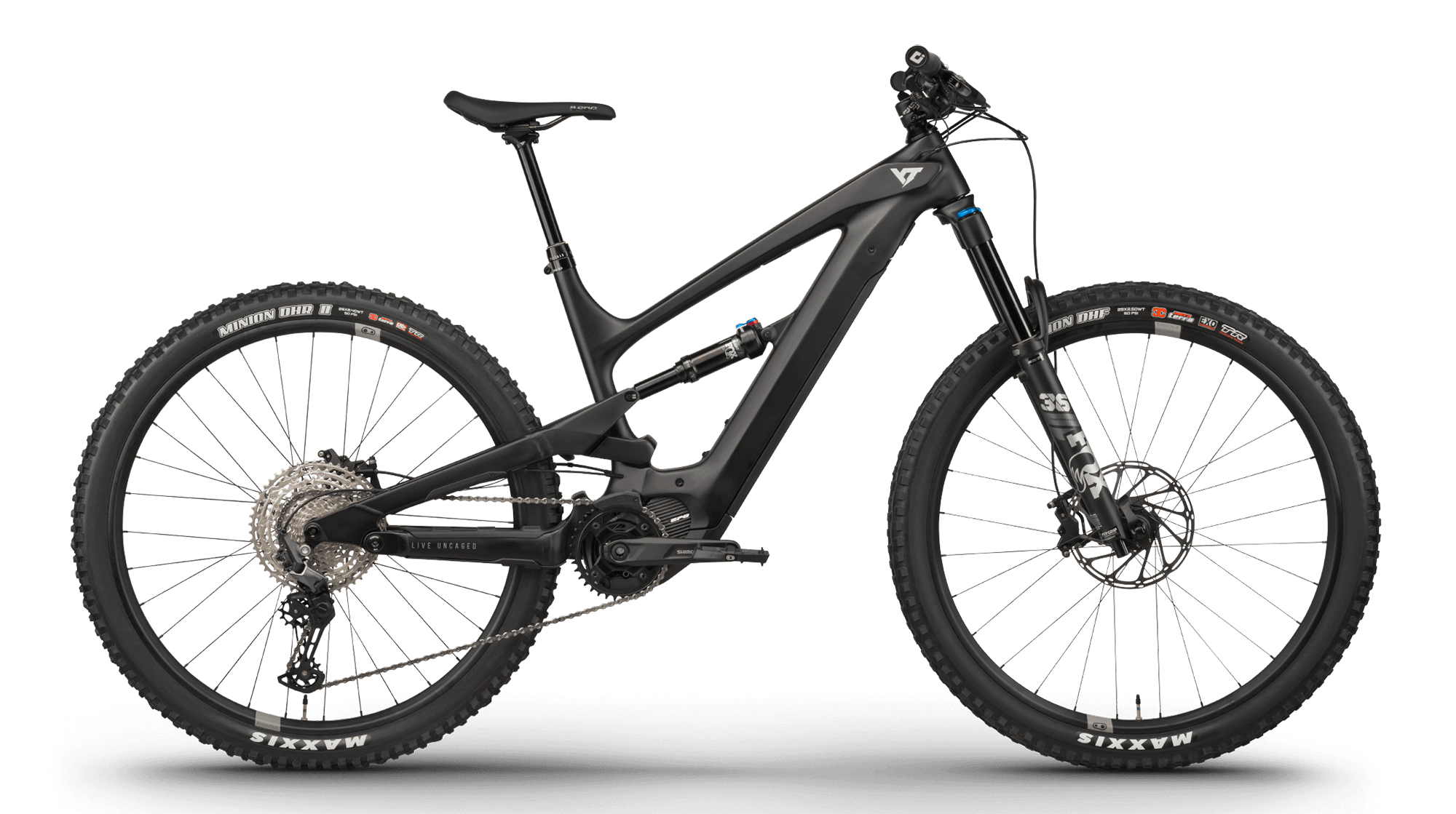 Paint for 2023 YT Decoy Core 2 29 - Matte Black Magic - Rotaris B.V.