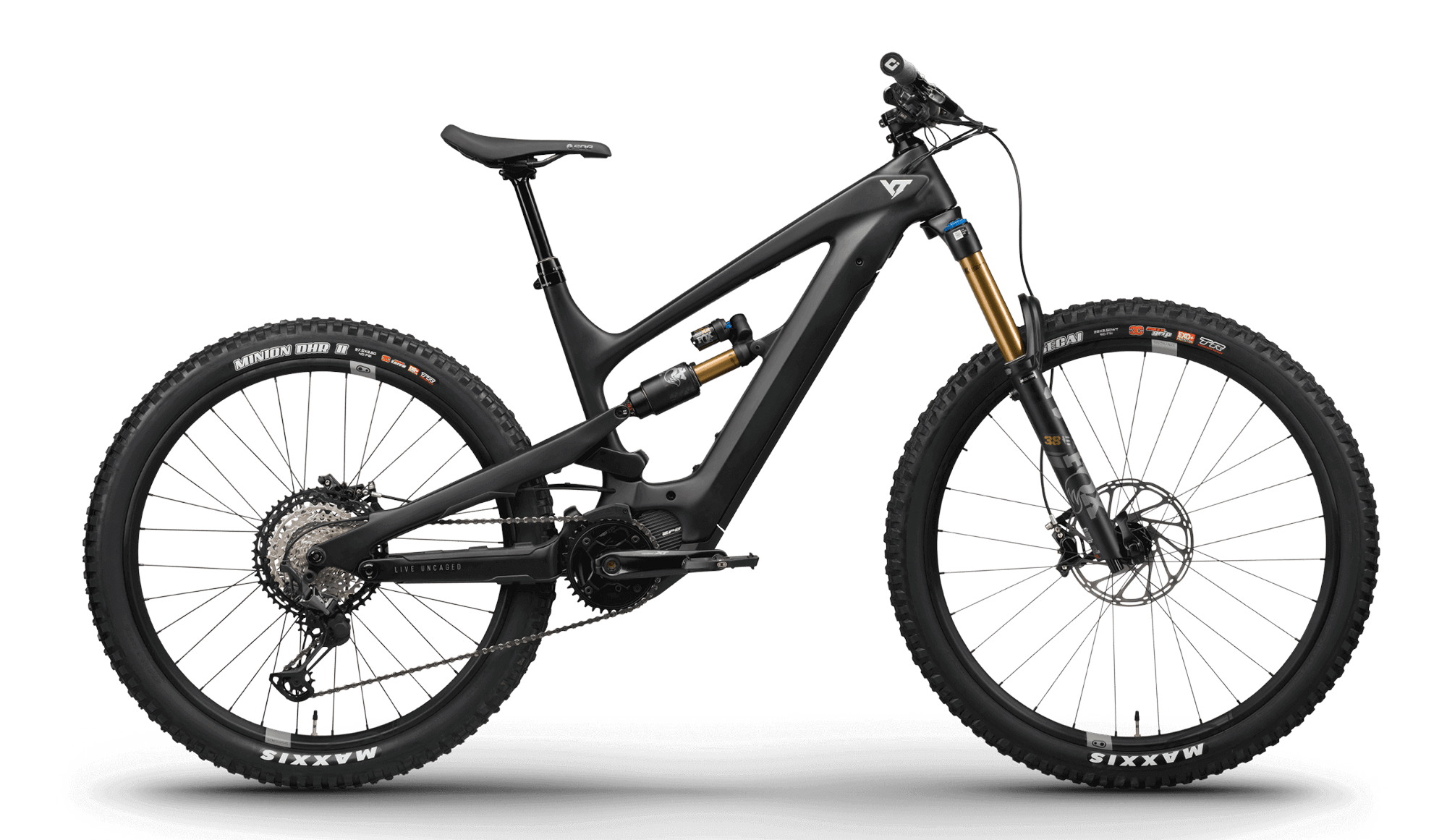 Paint for 2023 YT Decoy Core 4 MX - Matte Black Magic - Rotaris B.V.