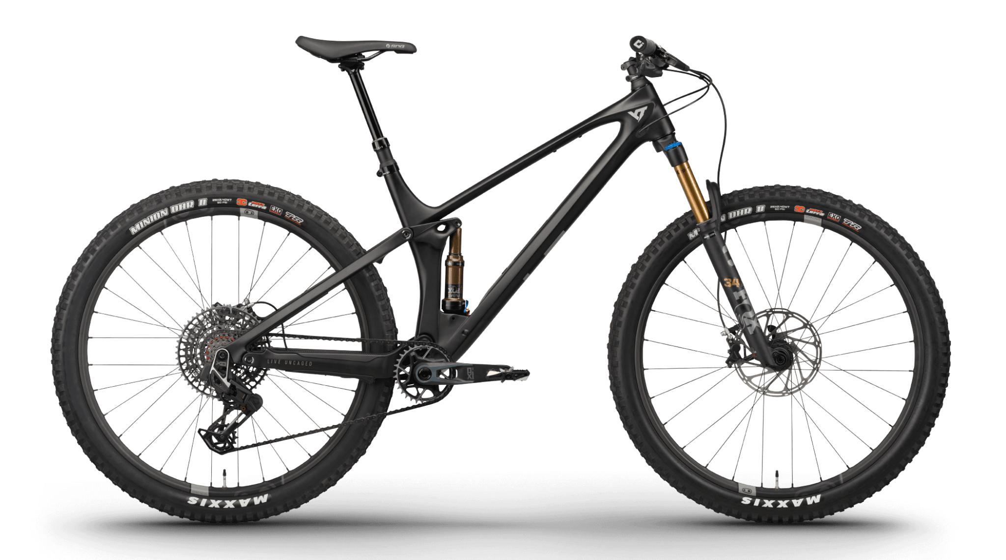 Paint for 2023 YT Izzo Core 4 - Matte Black Magic - Rotaris B.V.