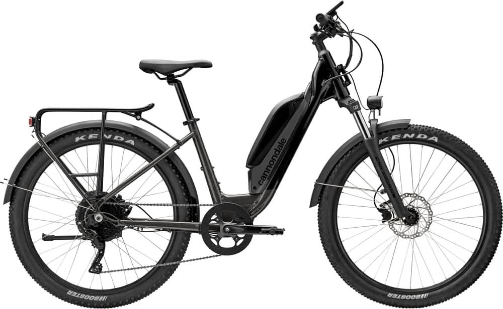 Paint for 2024 Cannondale Adventure Neo Allroad Speed Low StepThru - Gloss Black - Rotaris B.V.
