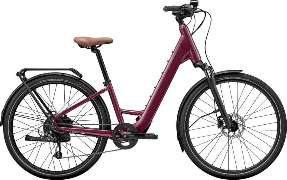 Paint for 2024 Cannondale Mavaro Neo SL 2 Low StepThru - Gloss Black Cherry - Rotaris B.V.